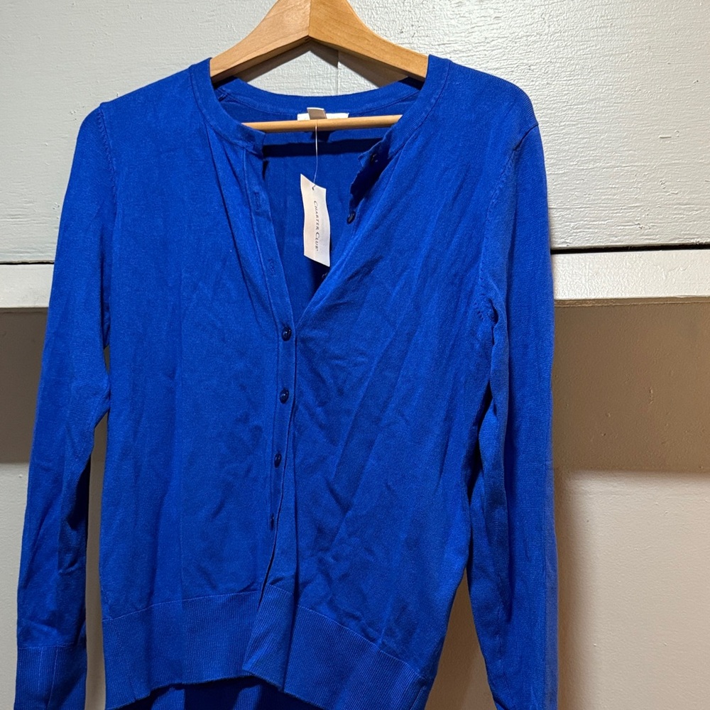 NWT Vibrant Blue Cardigan